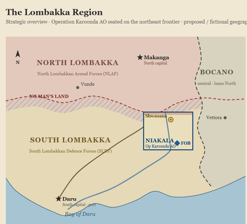 The Lombakka Region - strategic overview